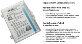 ePad-INK Replacement Protective Screens